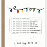 Christmas Holiday Greeting Card
